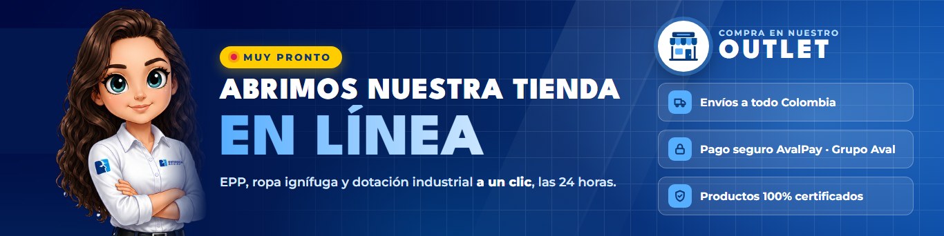Muy pronto: Inmadica Andina abre su tienda en línea (Outlet) con EPP, ropa ignífuga y dotación industrial; envíos a todo Colombia, pago seguro AvalPay y productos certificados