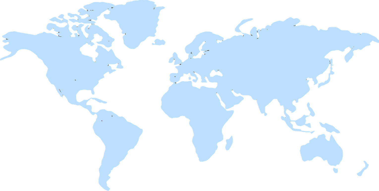 Mapa mundial con la presencia de Inmadica Andina